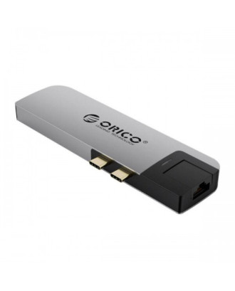 ORICO 8 IN 1 Type-C Multifunctional Docking station for Macbook (2CT-8HR)