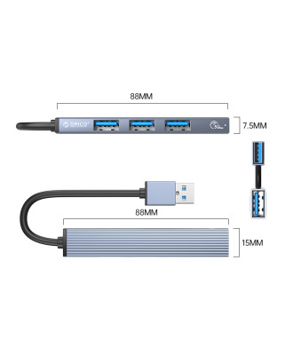 ORICO 4 Ports USB2.0 & USB3.0 HUB (AH-A13)