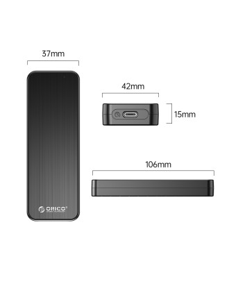 ORICO USB3.1 Gen2 Type-C 10Gbps M.2 NVMe SSD Enclosure (HM2-G2)