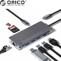 ORICO 8 in 1 Type-C Multifunction Docking Station ...