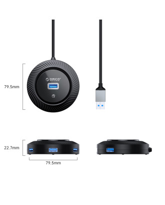 ORICO Desktop Type 4-Port USB Hub (YK1-U2-03)