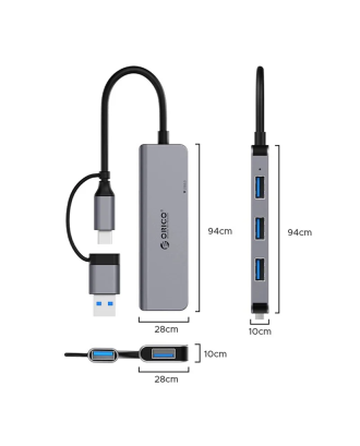 ORICO 4 Ports USB-A/C Dual (YSA5-U3)