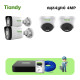 Tiandy Set NVR 4Camera 4MP (HDD 1TB, Cable 80M, Free Install)