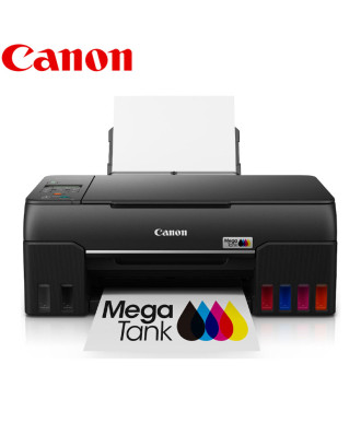 Canon PIXMA MegaTank G670 6-Colour Photo Printer (Print, Scan, Copy, Wifi) 