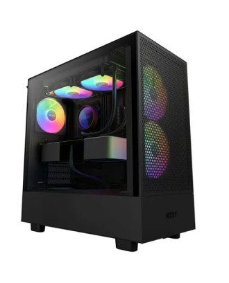 NZXT H5 Flow Edition ( RGB Fans) ( Support ATX MB / USB 3.0 / Fron Mesh ) 