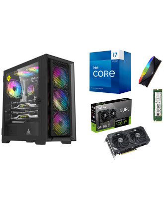 Desktop Gaming / Design ( i7 14700F / Ram 32GB DDR4 / M.2 PCIe 1TB / RTX 4060TI  8GB ) 