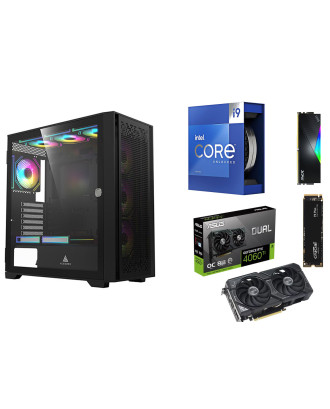 Desktop Gaming / Design ( i9 13900K / Ram 16GB / M.2 PCIe​ 1TB 4.0 / RTX4060Ti 8GB ) 