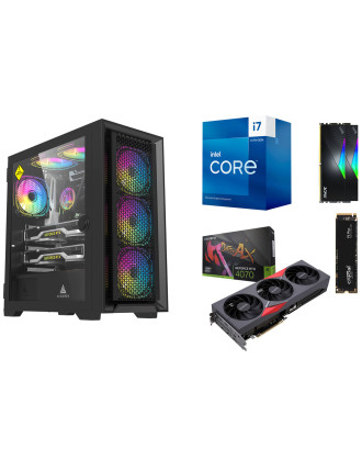 Desktop Gaming / Design ( i7 14700F / Ram 32GB / M.2 PCIe 1TB  / Colorful RTX 4070 NB EX-V 12GB  ) 