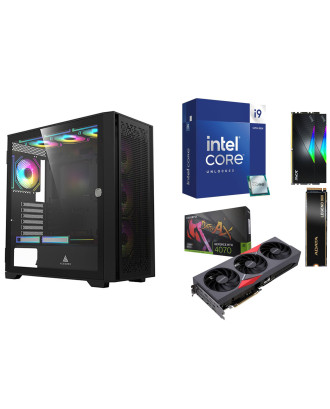 Desktop Gaming / Design ( i9 14900K / Ram 32GB / M.2 PCIe​ 1TB 4.0 / Colorful RTX 4070 NB EX-V 12GB ) 