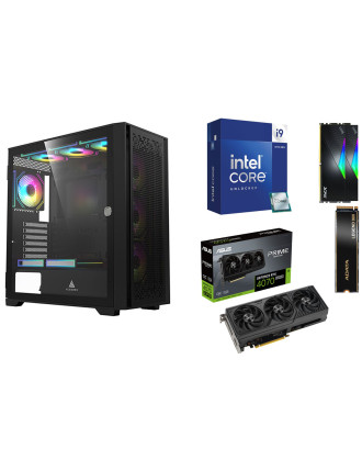 Desktop Gaming / Design ( i9 14900K / Ram 32GB / M.2 PCIe​ 1TB 4.0 / ROG RTX4070 Super 12GB ) 