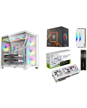 Desktop Gaming / Design ( Ryzen 9 7950X  Ram 32GB / M.2 PCIe 4.0 1TB / ROG Strix RTX4080 Super OC White 16GB  ) 