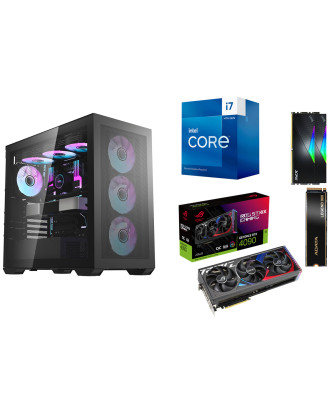 Desktop Gaming / Design ( i7 14700KF / Ram 32GB / M.2 PCIe 4.0 1TB / Asus ROG Strix RTX4090 OC 24GB ) 