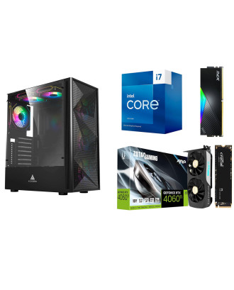 Desktop Gaming / Design ( i7 13700F  / Ram 16GB DDR5 / M.2 PCIe 1TB / RTX4060Ti 16GB ) 