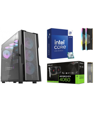 Desktop Gaming / Design ( i9 14900K / Ram 16GB / M.2 PCIe​ 1TB 4.0 / RTX4060 8GB ) 