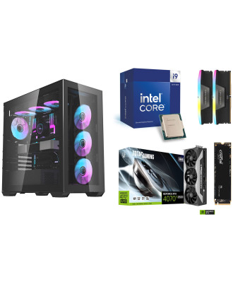 Desktop Gaming / Design ( i9 14900F / Ram 32GB / M.2 PCIe 1TB 4.0 /  RTX 4070Ti Super 16GB  ) 