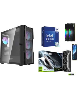 Desktop Gaming / Design ( i9 14900K / Ram 32GB / M.2 PCIe​ 1TB 4.0 / Colorful RTX 4070Ti Super 16GB  ) 