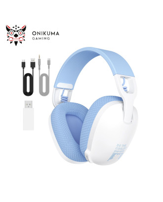 HEADSET ONIKUMA WHITE B2 GAMING Bluetooth Wireless