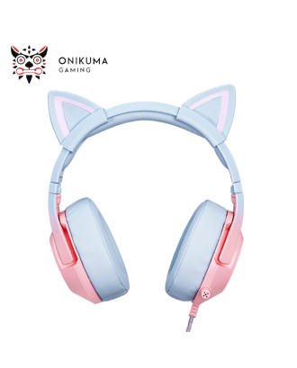 HEADSET ONIKUMA K9 Pink USB 7.1 WIRED GAMING RGB