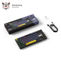 KEYBOARD ONIKUMA G58 MECHANICAL 82 Keys GAMING RGB...