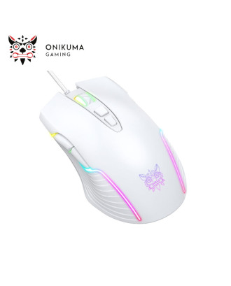 MOUSE ONIKUMA CW905 White USB GAMING WITH COLORFUL