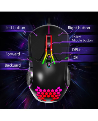 MOUSE ONIKUMA CW902 USB GAMING WITH COLORFUL