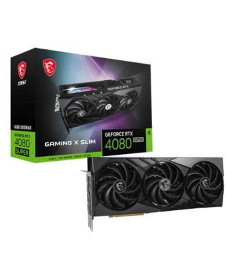 MSI GeForce RTX 4080 Super Gaming X Slim16GB  ( 16GB GDDR6X   / Three  Fans ) 