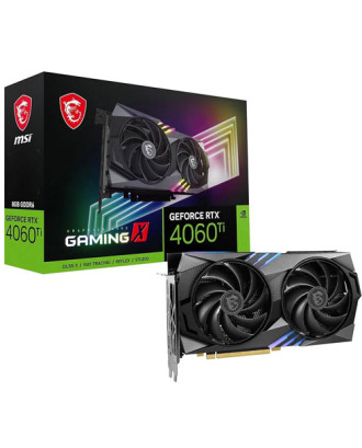 MSI GeForce RTX 4060Ti GAMING X 8G ( 8GB GDDR6 / Dual Fans ) 