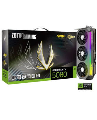 ZOTAC GAMING GeForce RTX 5080 AMP Extreme INFINITY (16GB GDDR7  / 256bits / Three Fans / 3 Years warranty )