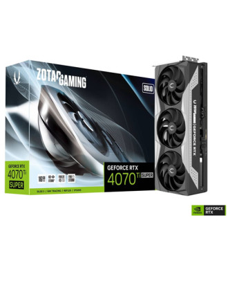 ZOTAC GAMING GeForce RTX 4070 Ti SUPER SOLID 16GB GDDR6X (16GB GDDR6X  / 256bits / Three Fans / 3 Years warranty )