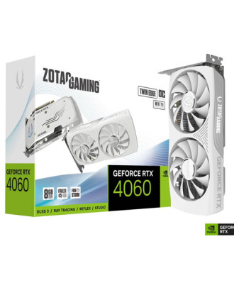 ZOTAC RTX 4060 8GB Twin Edge OC White Edition 3 Years warranty 