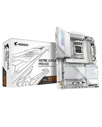  X870E AORUS PRO ICE (LGA AM5 / Ram DDR5 / Wifi 7 +Bluetooth )