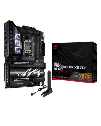 ROG CROSSHAIR X870E HERO (LGA AM5 / Ram DDR5 / Wifi 7 +Bluetooth )