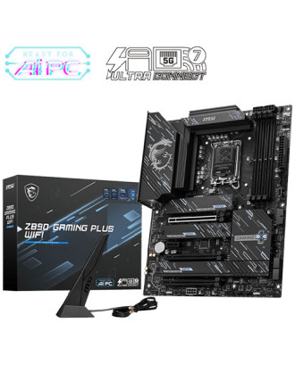 MSI Z890 GAMING PLUS WIFI ( LGA 1851 / USB4 40Gbps  / WiFi 7 + Bluetooth 5.4 )