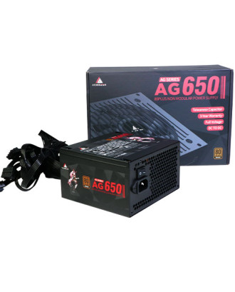 Power supply Acegeek AG650 ( 650W / 80 Plus Bronze / Black Flat Cable / 2 Years warranty )