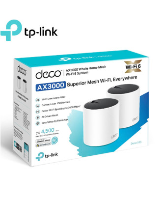 TP-Link Deco X55 AX3000 Whole Home Mesh Wi-Fi System (2-Pack)