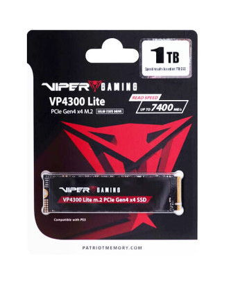 Viper VP4300 Lite M.2 PCIe Gen4 x4 1TB  (M.2 PCIe 4.0 /1TB / Speed up to 7400MB/s )