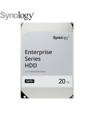 Synology 20TB/3.5""/7200RPM/256 MiB/6Gb/s, Enterprise-Grade SATA HDD designed for Synology NAS (HAT5310-20T)